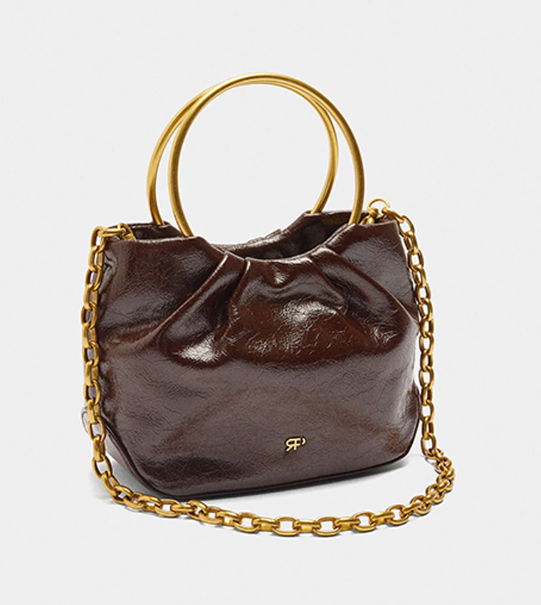 Textured Ring Handheld Bag