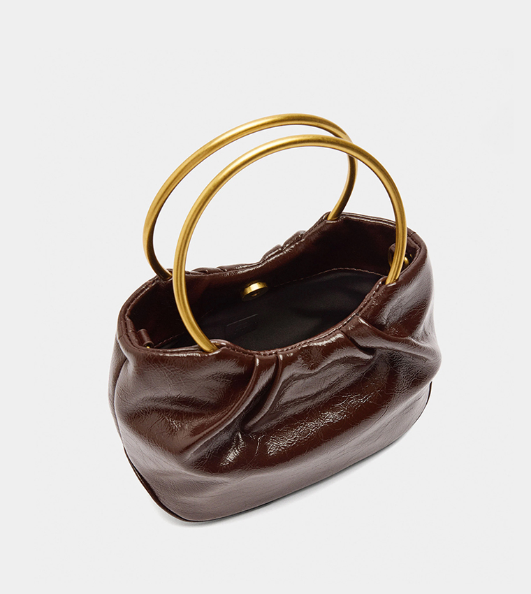 Textured Ring Handheld Bag