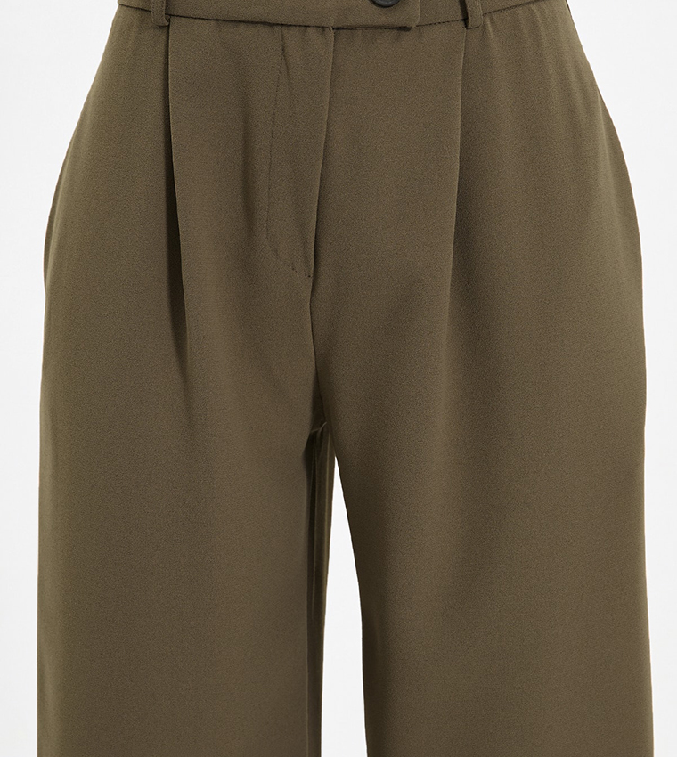 Casual Wide Leg Trousers