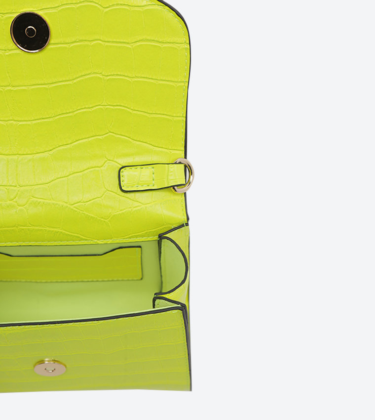 Buy Aldo Amzax Croc Skin Effect Single Shoulder Strap Cross Body