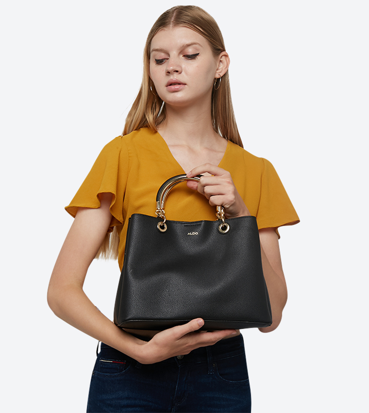 Oversize Solid Handheld Bag
