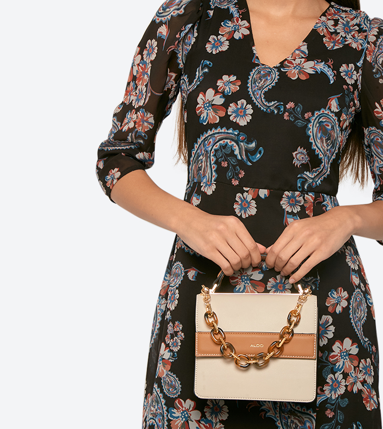 Buy Aldo Top Handle Weraviel Cross Body Bag Beige In Beige 6thStreet