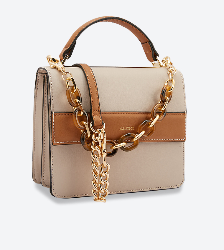 Buy Aldo Top Handle Weraviel Cross Body Bag Beige In Beige 6thStreet Kuwait