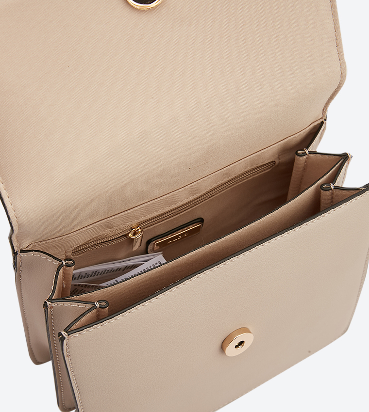Buy Aldo Top Handle Weraviel Cross Body Bag Beige In Beige 6thStreet
