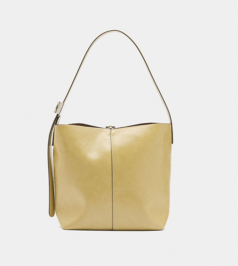 Textured Bucket Bag
