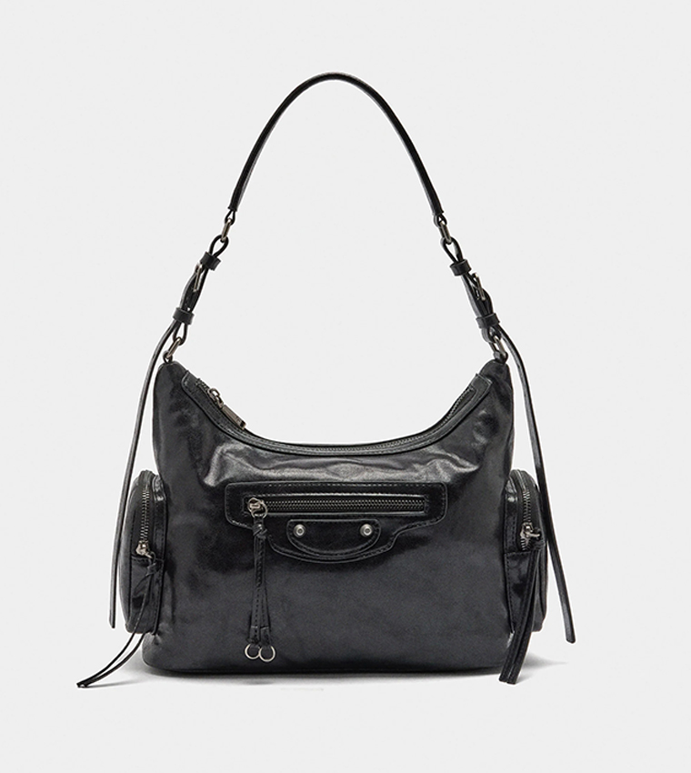 Textured Shoulder Bag