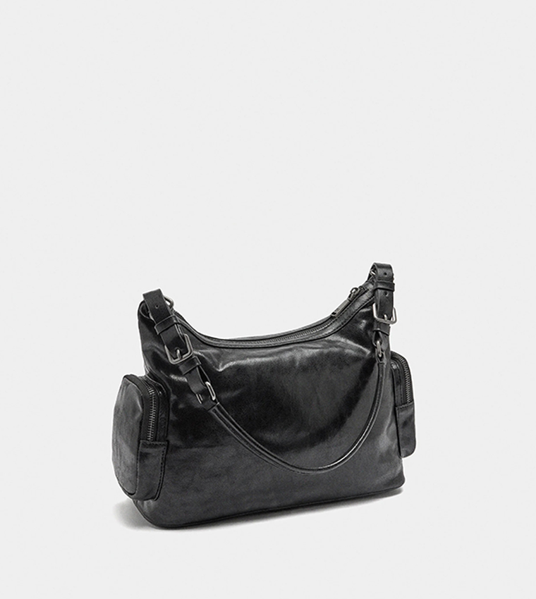 Textured Shoulder Bag