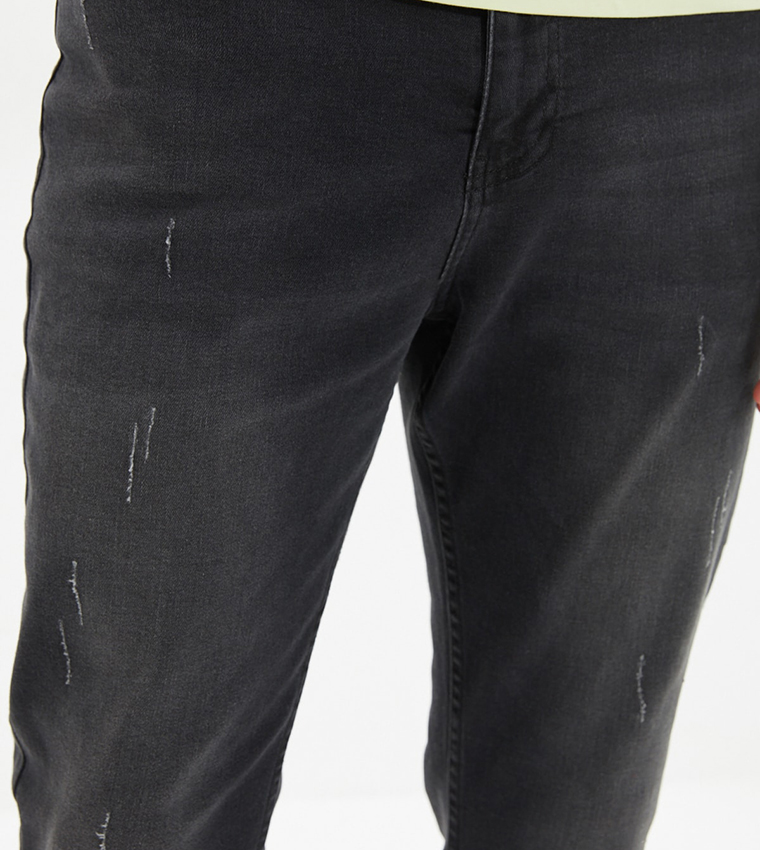 Jean Rake Buy Trendyol Tapered Skinny Rake Destroyed Jeans In Grey | 6thStreet ...