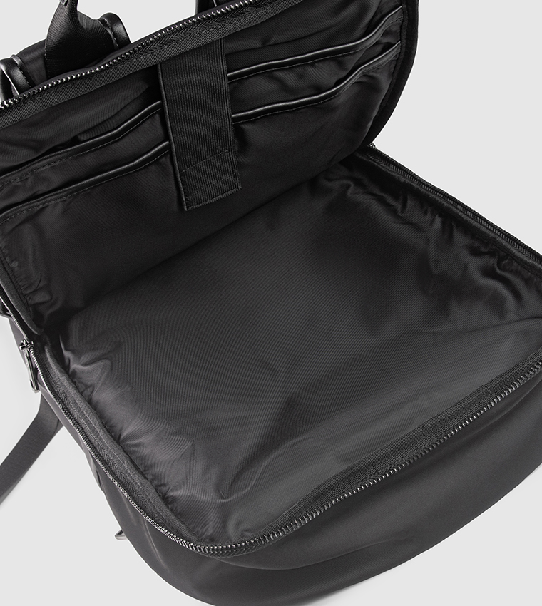 Logo Detail Zippered Backpack