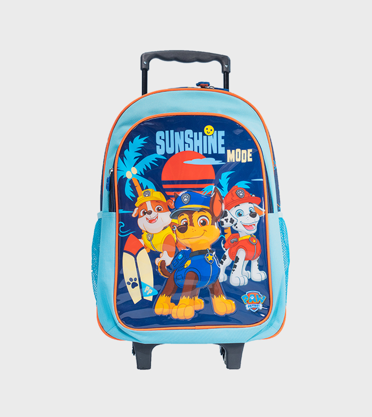 5 Piece Paw Patrol 18" Trolley Backpack Set