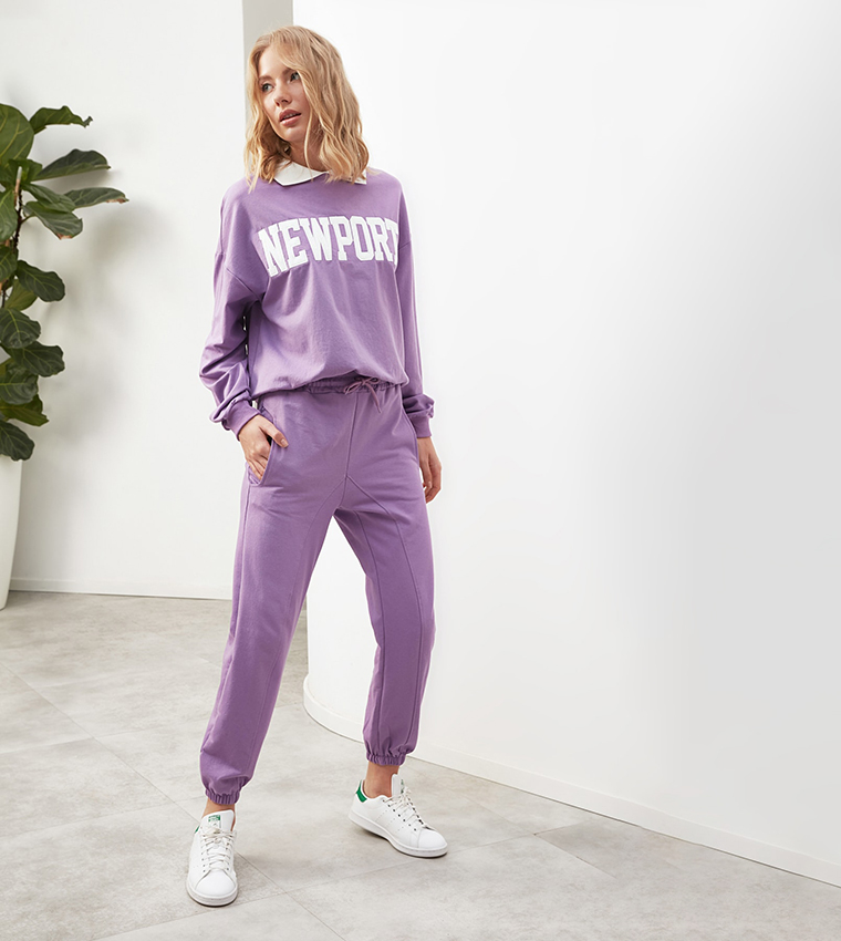 Trendyol Elasticated Leg Tie Up Joggers 