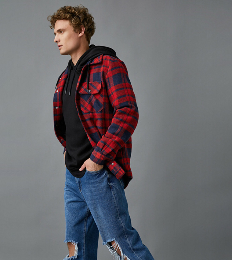 Plaid lumberjack outlet jacket