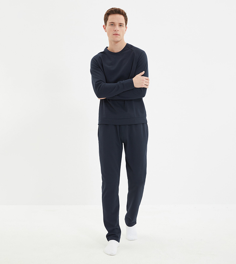 Solid Regular Fit Night Suit
