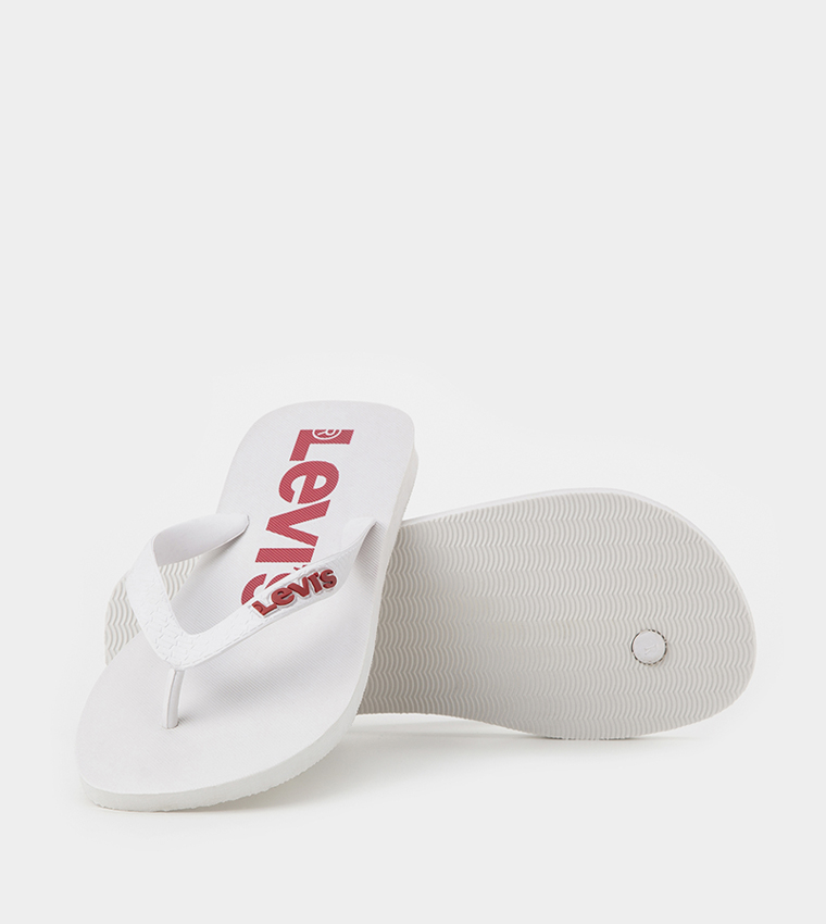 Logo Print Flip-Flops