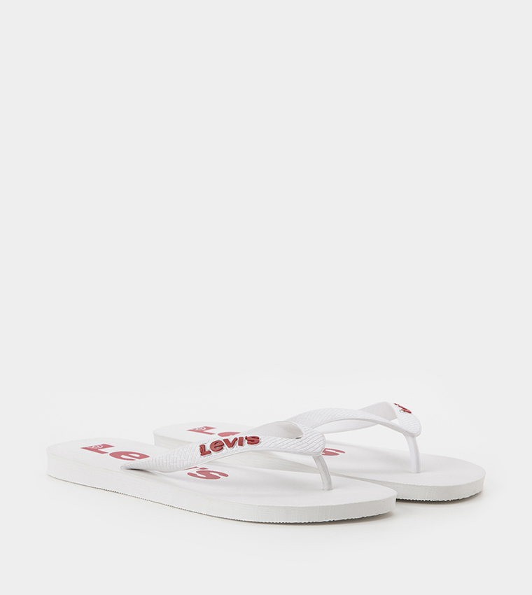 Logo Print Flip-Flops