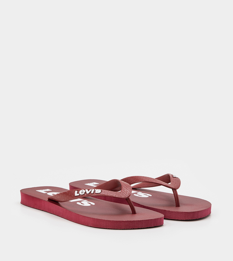 Logo Print Flip-Flops