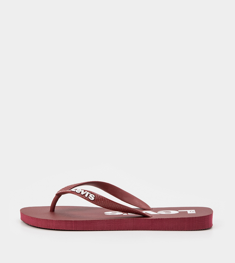 Logo Print Flip-Flops