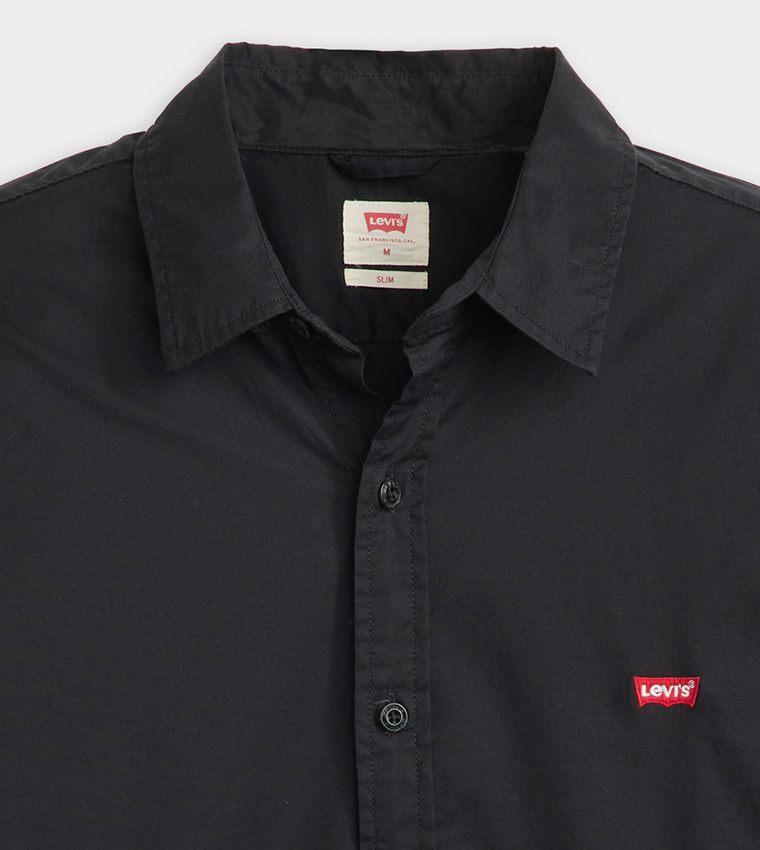 Logo Embroidered Long Sleeves Shirt