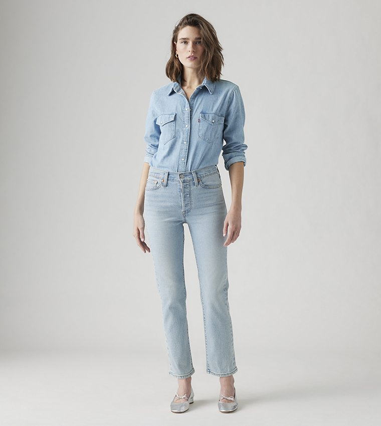 WEDGIE Faded Straight Fit Jeans