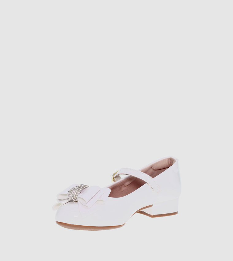 CAMERON Embellished Bow Detail Mary Jane Shoes