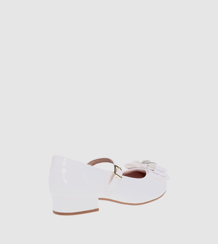CAMERON Embellished Bow Detail Mary Jane Shoes