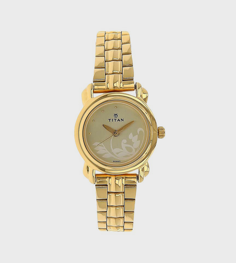 Karishma Gold Dial Analog Watch