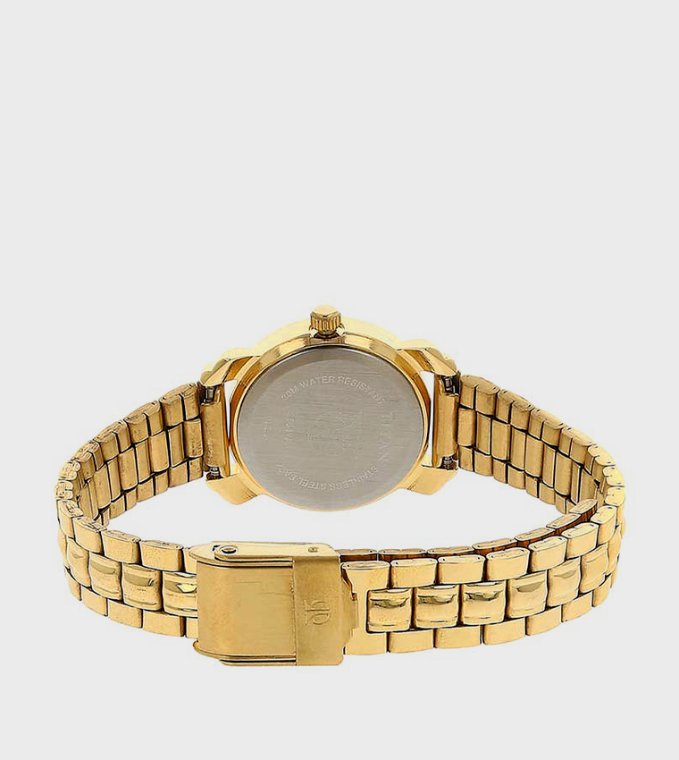 Karishma Gold Dial Analog Watch