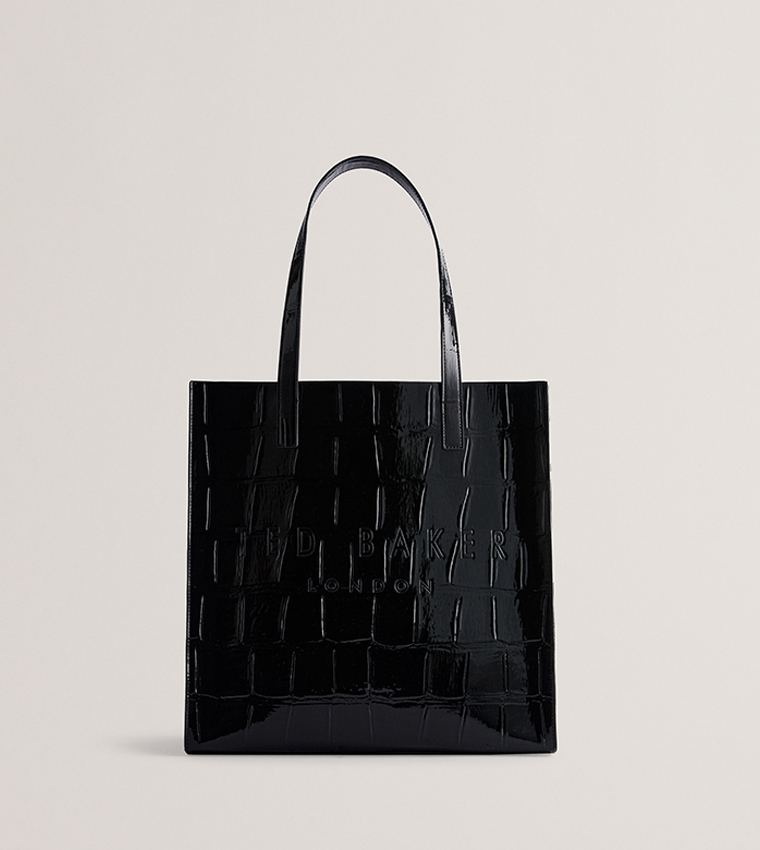 CROCCON Textured Tote Bag