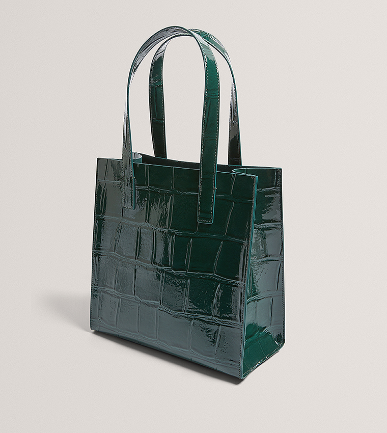 REPTCON Croc Textured Mini Tote Bag