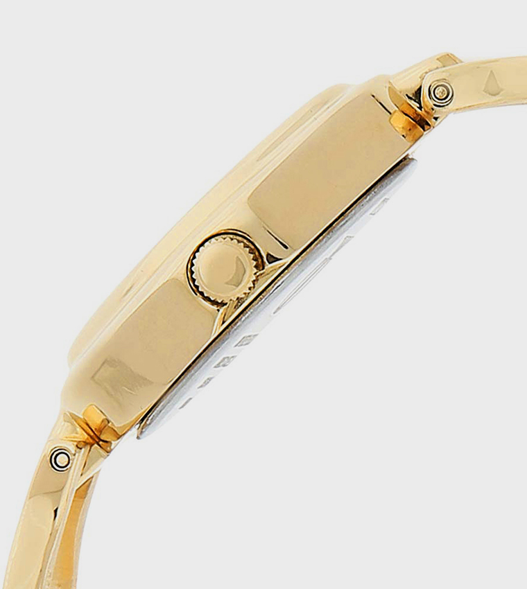 Champagne Dial Analog Watch