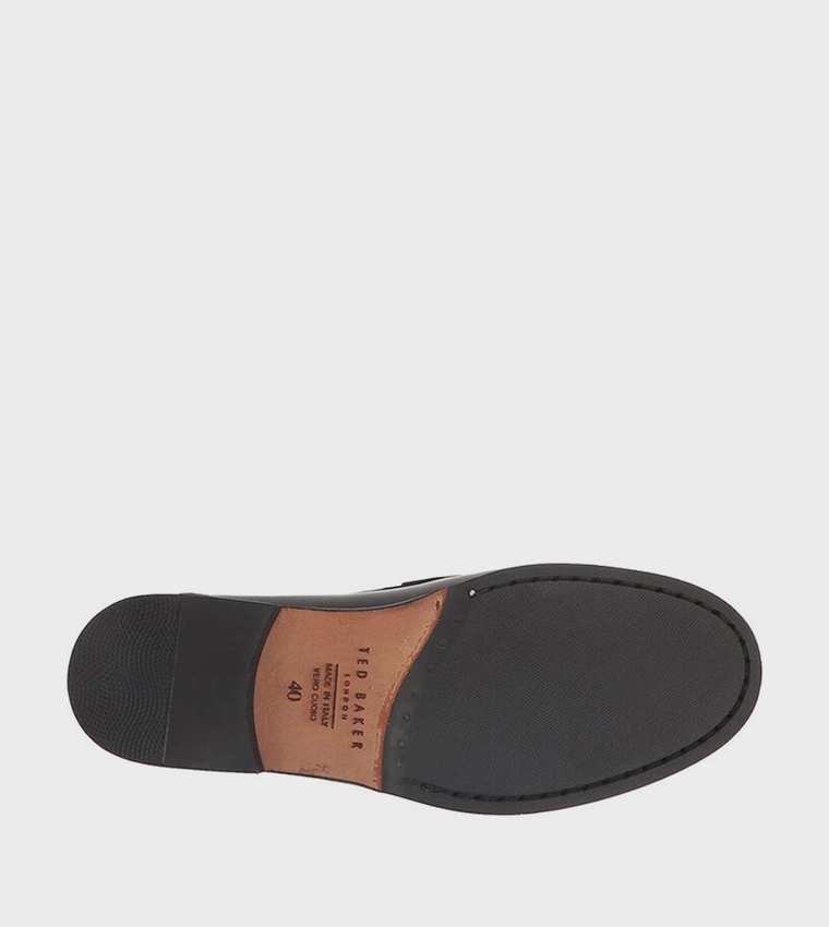 ALFFIE Leather Saddle Loafers