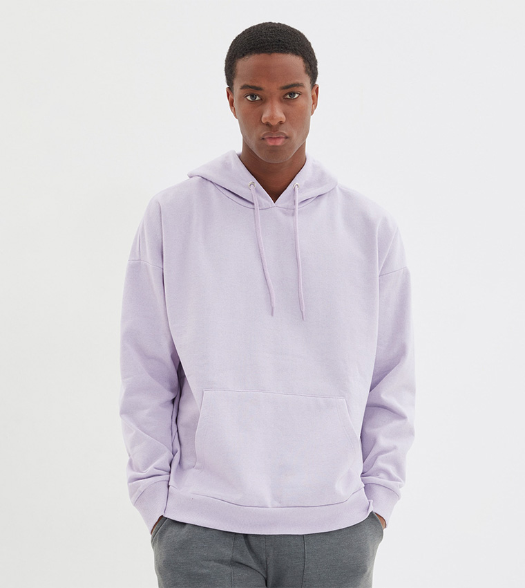 Oversized 2025 purple sweatshirt