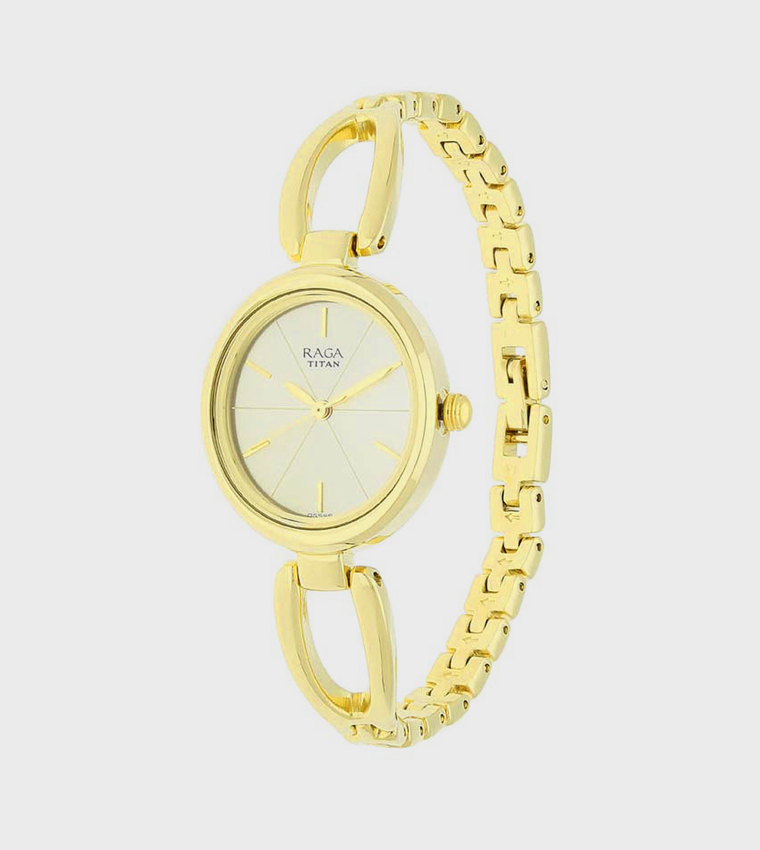 Raga Viva Champagne Dial Analog Watch