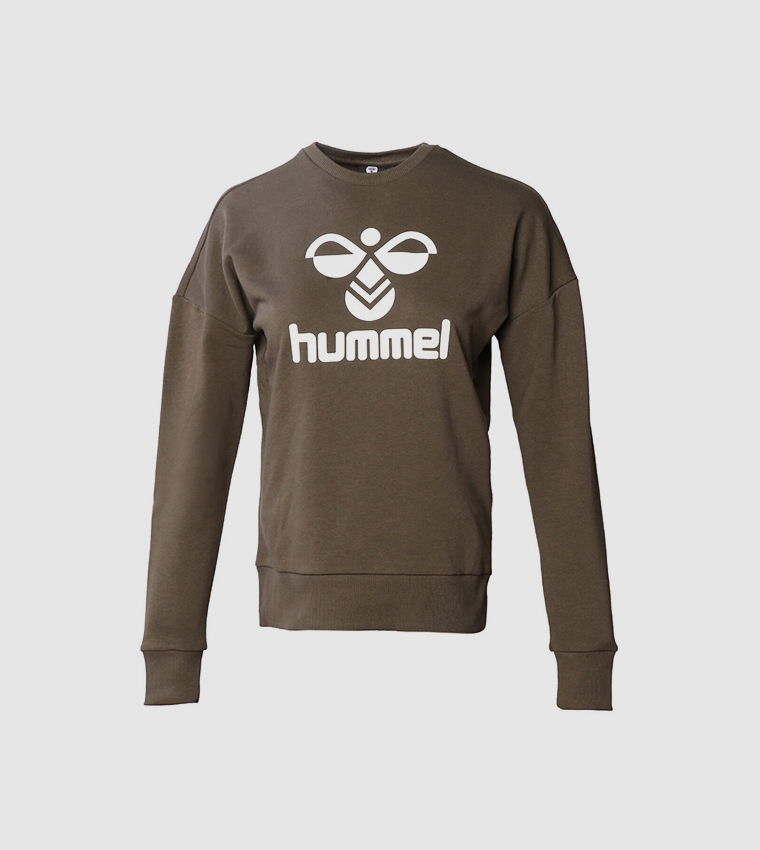Buy Hummel HELSINGE Printed Active Sweatshirt In Khaki 6thStreet