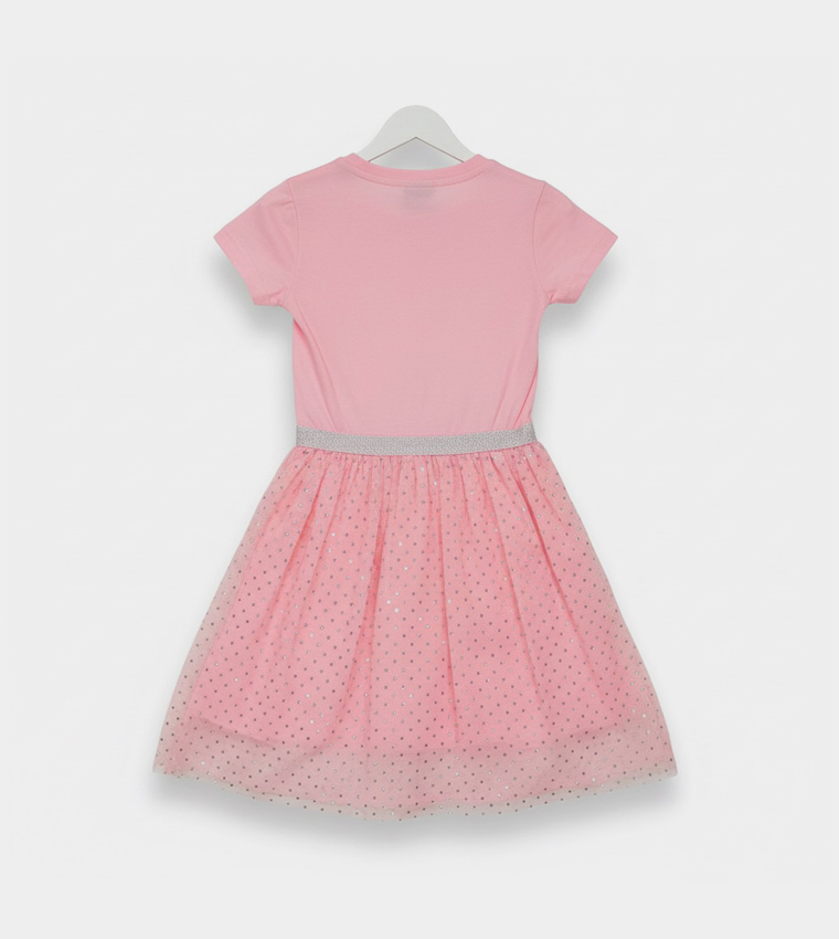 Minnie Mouse Print Short Sleeves Dress