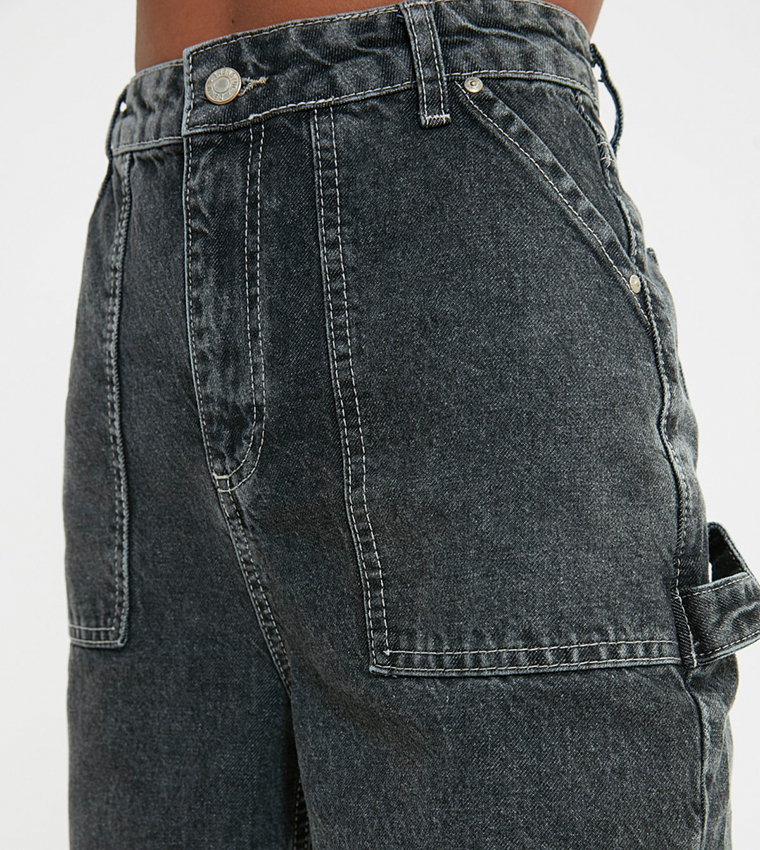 High Waist 90'S Wide Leg Jeans