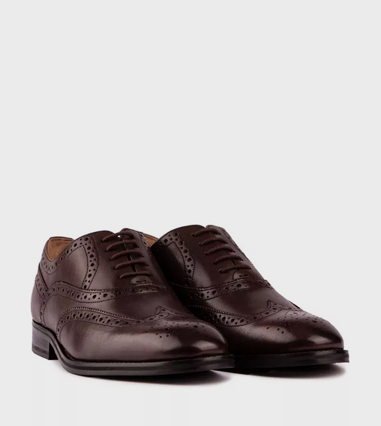 AMAISS Almond Toe Brogue Shoes