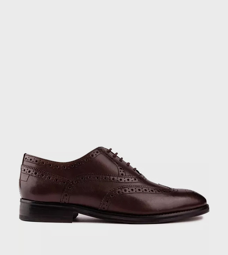 AMAISS Almond Toe Brogue Shoes