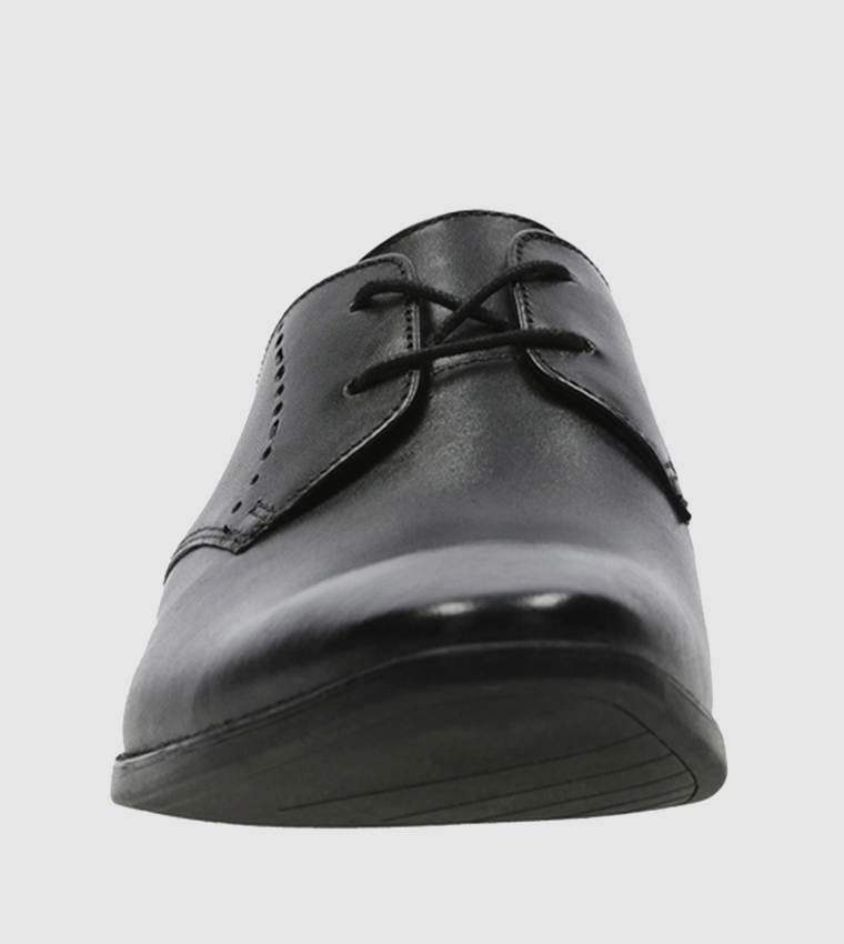 Clarks bampton best sale lace black