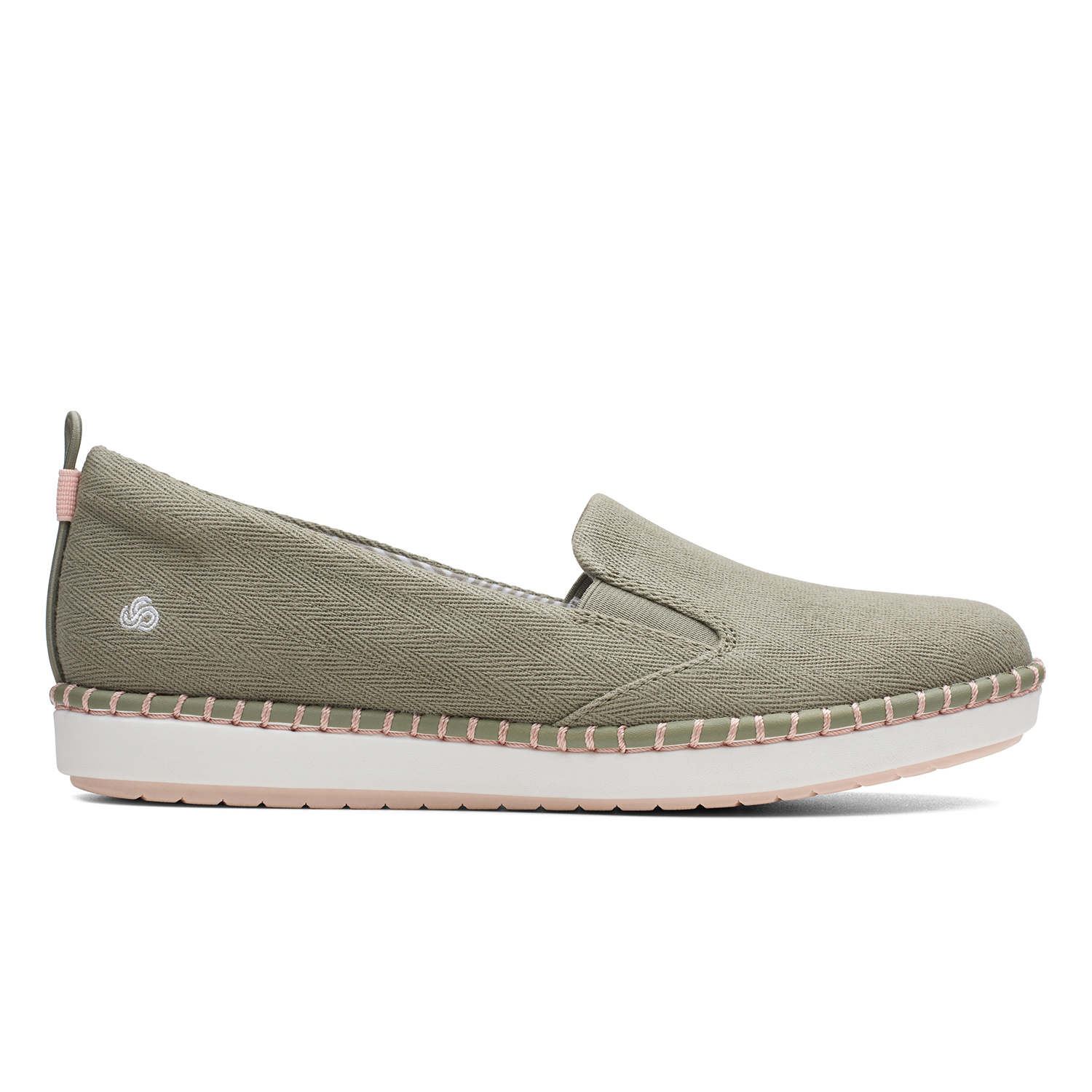 Buy Clarks Step Glow Slip Flat Green In Green 6thStreet Bahrain