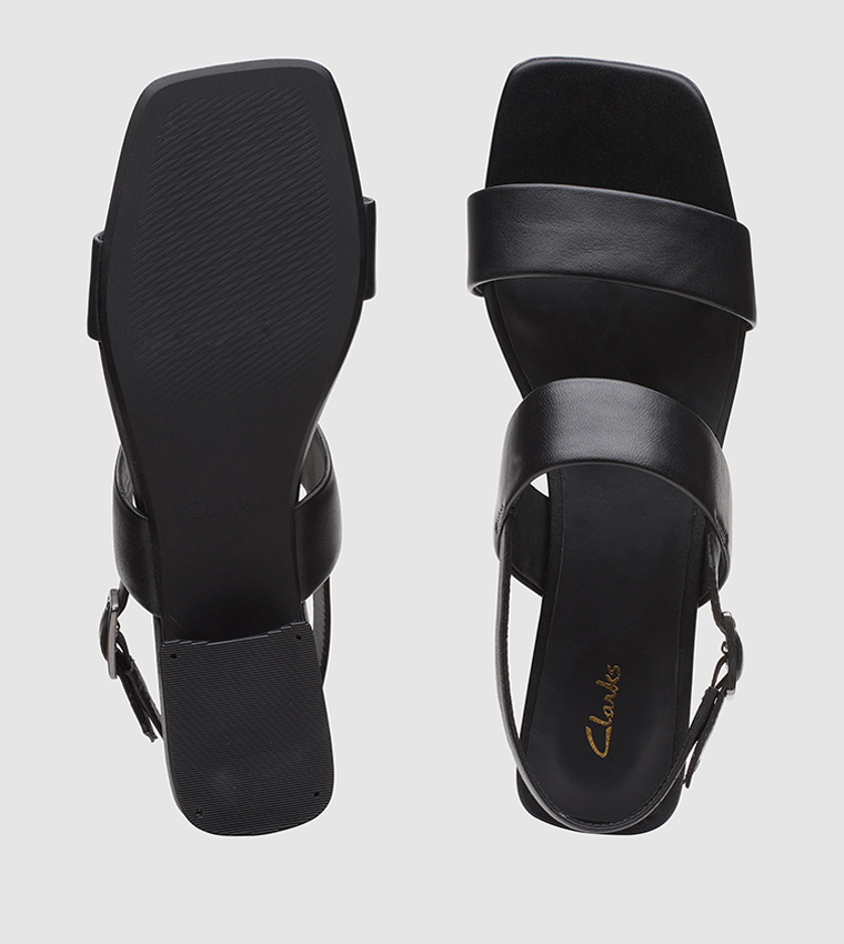 clarks block heel sandals