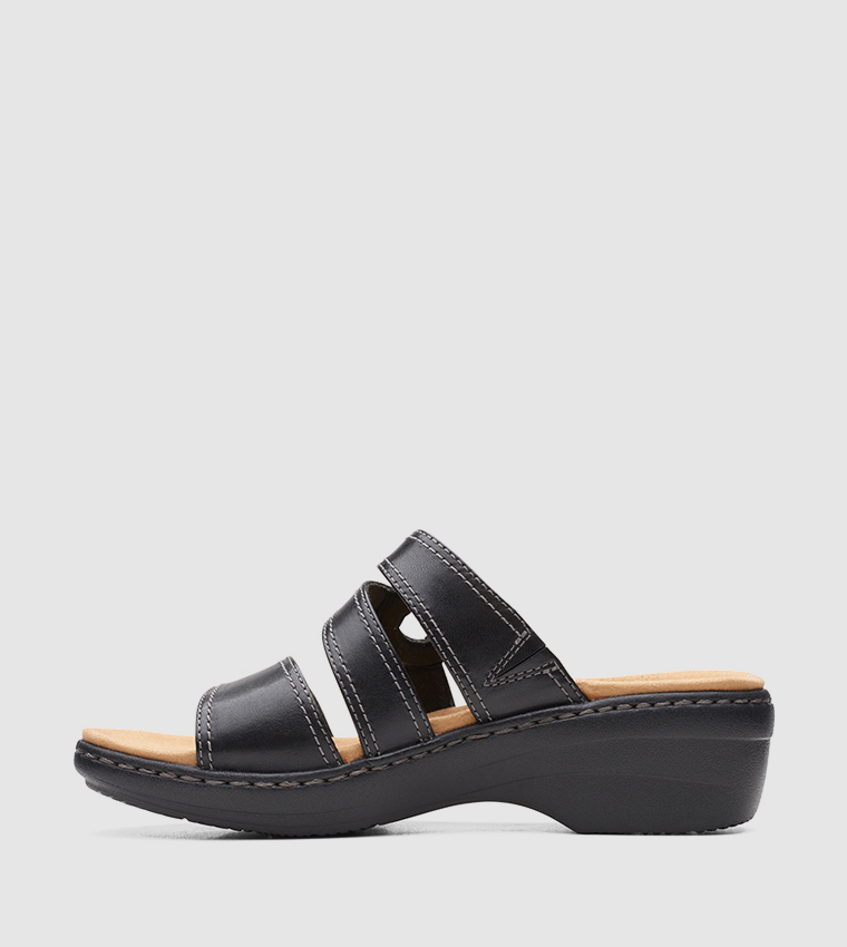 Velcro Strap Heeled Sandals