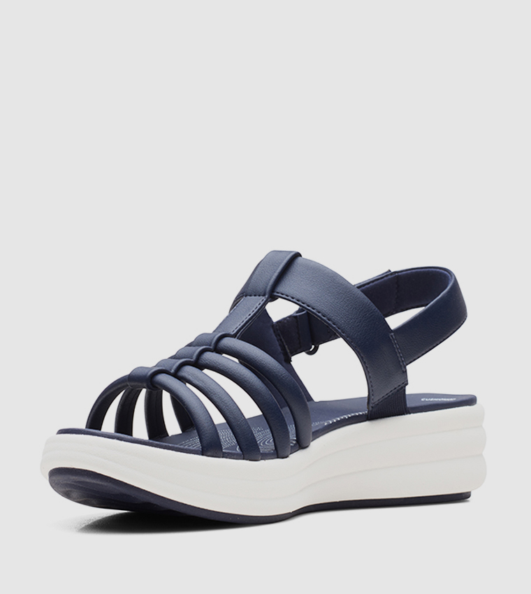 clarks wedge shoes with ankle strap