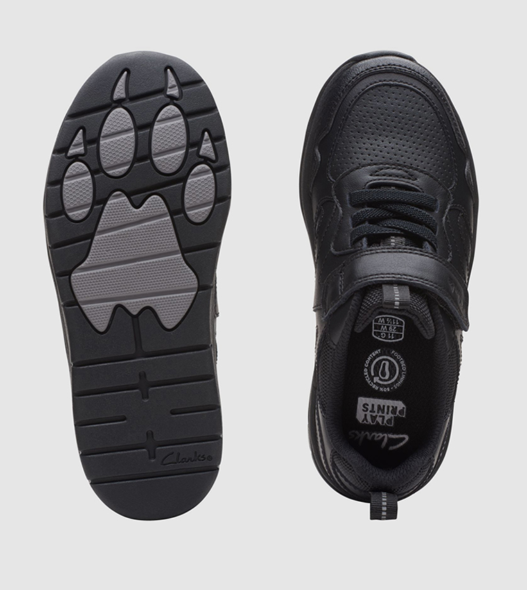 Clowder Sprint Velcro Strap School Shoes