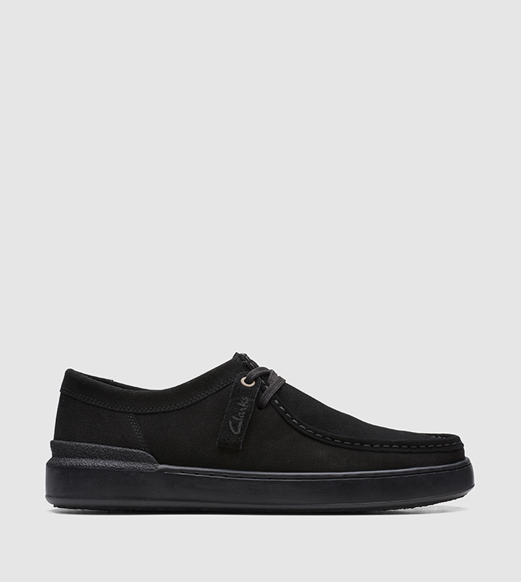 Clarks black deals casual shoes