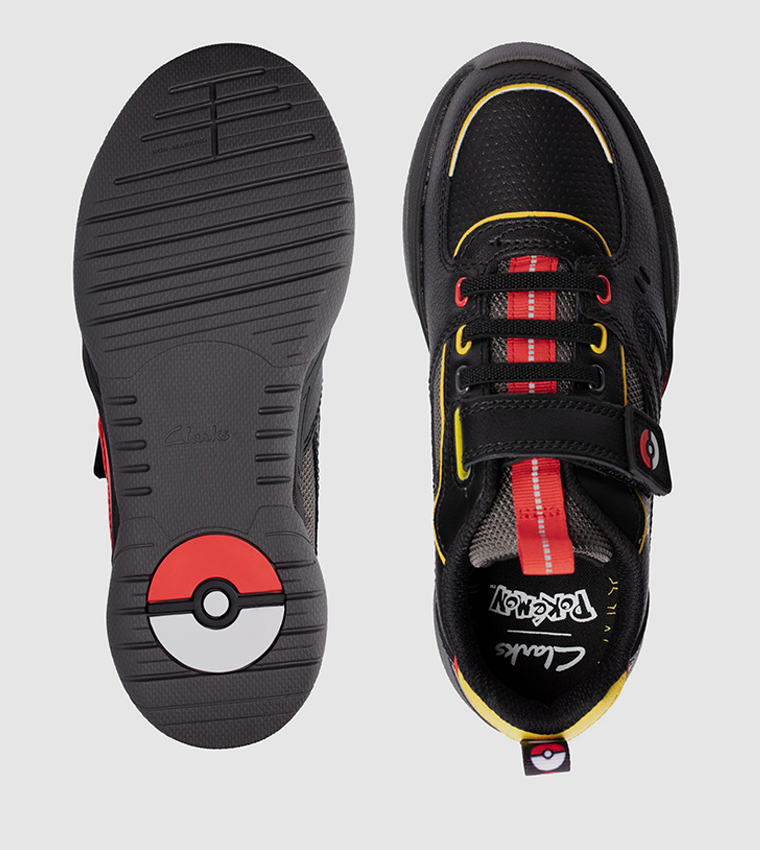 Grip Pearl Pokémon Theme Velcro Closure Shoes