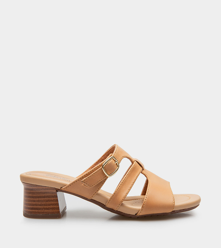 Clarks tan clearance heels