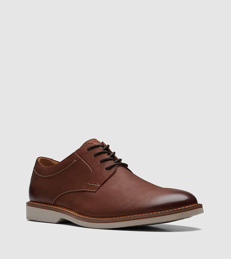 Buy Clarks Atticus LT Lace Up Casual Shoes In Brown | 6thStreet Saudi ...