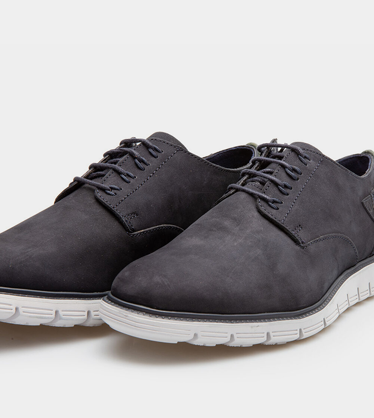 Buy Clarks Track Flex Path Lace Up Casual Shoes In Navy