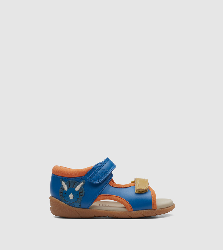 Buy Clarks Zora Rex Velcro Closure Sandals In Blue 6thStreet